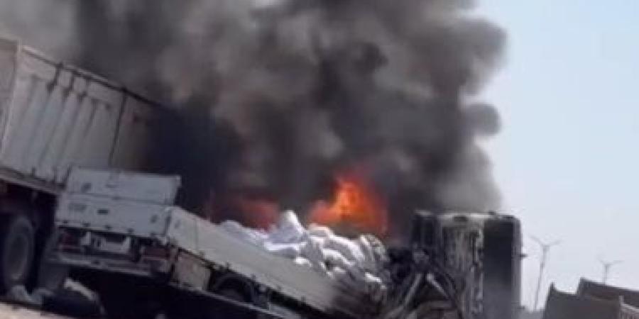 مصرع سائق وتفحم سيارة فى حادث مرورى بالكافورى غرب الإسكندرية - كورة نيوز