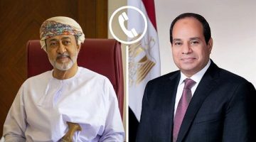 الرئيس السيسى يؤكد لسلطان عُمان أهمية العمل على وقف التصعيد الجاري بين إسرائيل وإيران