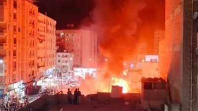 السيطرة على حريق داخل سوق في فيصل دون إصابات
