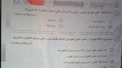 بعد بدء اللجان.. تداول امتحان اللغة العربية للثانوية العامة على جروبات التليجرام