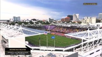 بعد توقف ساعتين و20 دقيقة: استكمال مباراة بنفيكا وأوكلاند سيتي في كأس العالم للأندية بعد استقرار حالة الجو