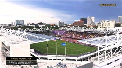 بعد توقف ساعتين و20 دقيقة: استكمال مباراة بنفيكا وأوكلاند سيتي في كأس العالم للأندية بعد استقرار حالة الجو
