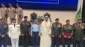 تخريج 6 ضباط كويتيين في كلية الدفاع الأردنية