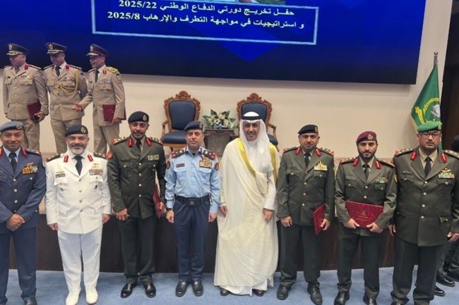 تخريج 6 ضباط كويتيين في كلية الدفاع الأردنية