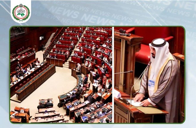 رئيس البرلمان العربي ينتقد الصمت الدولي المتخاذل تجاه جرائم الاحتلال في فلسطين