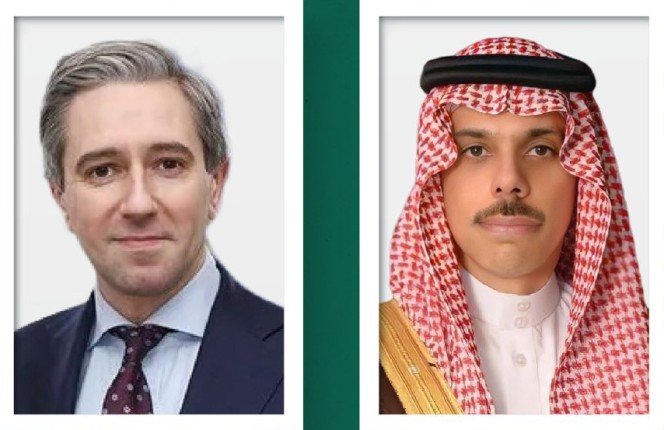 هاتفيًا.. .السعودية و إيرلندا تبحثان مستجدات الأوضاع الإقليمية وتداعياتها